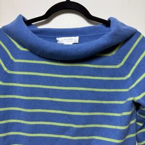 Cashmere Marshall Fields Women S  Pullover Knit Sweater Blue Green Quite Luxury